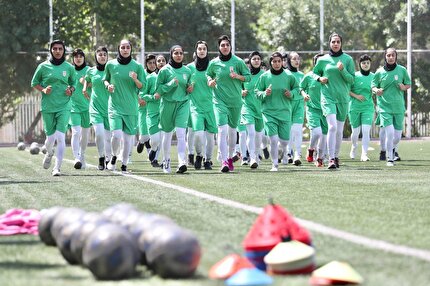 آغاز تمرینات تیم ملی فوتبال بانوان