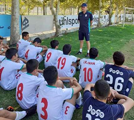 برگزاری اردوی تیم نونهالان در مرکز ملی 