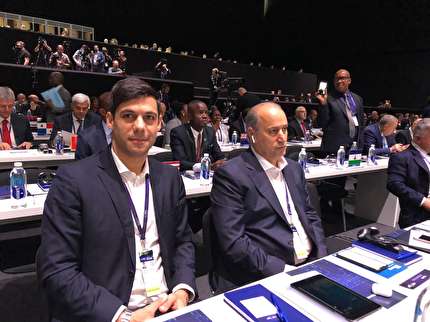 حضور رییس و سرپرست دبیرکلی فدراسیون در کنگره فیفا