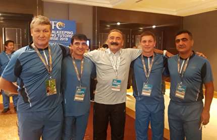 حضور حبیبی و بشرزاد در دوره مدرسی دروازه بانی AFC