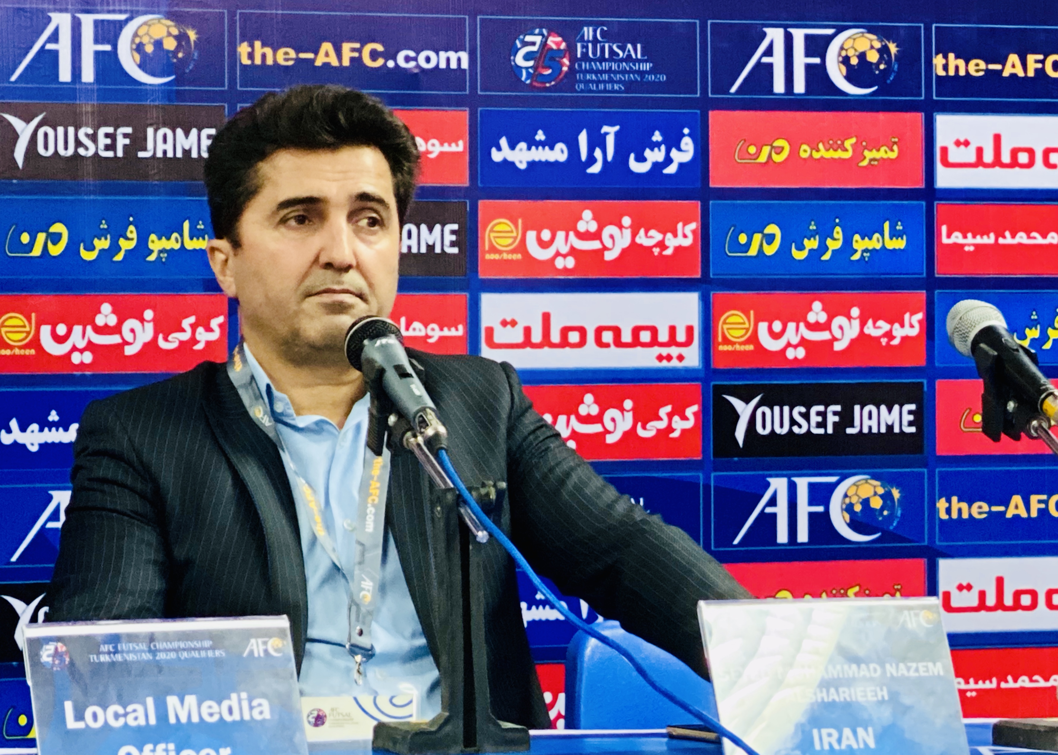 ناظم‌الشریعه: بازیکنان جوان به خوبی از پس وظایفشان برآمدند