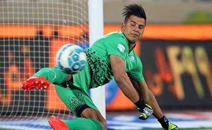 حامد لک با اختلاف بهترین دروازه‌بان غرب آسیا شد