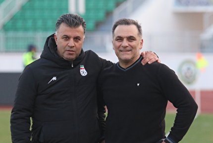 بازدید مدیران تیم ملی جوانان ایران از ورزشگاه دیدار با عراق
