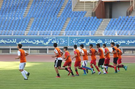برگزاری اردوی انتخابی تیم ملی زیر ۱۵ سال در ورزشگاه امام رضا
