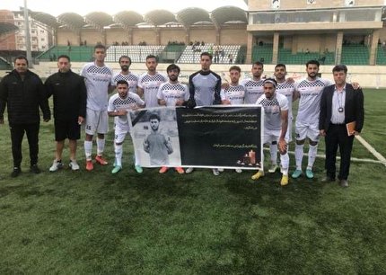 خداحافظی فوتبالیست ها و تماشاگران با امیرشیرچی؛ بازیکن فقید