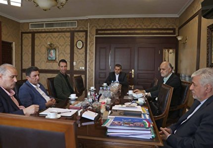 نشست رییس و نایب رییس فدراسیون فوتبال و سرمربیان تیم‌های ملی بزرگسالان و امید با وزیر ورزش و جوانان