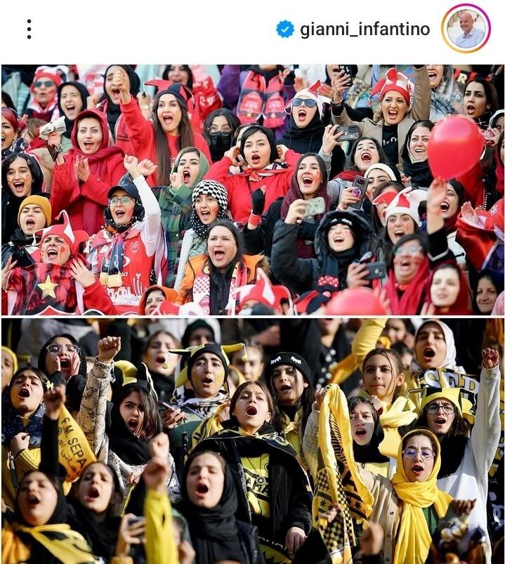 اینفانتینو:ایران نیروی قابل توجهی در فوتبال آسیا است اینفانتینو:ایران نیروی قابل توجهی در فوتبال آسیا است