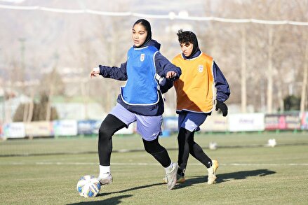 گزارش تصویری از تمرین تیم ملی فوتبال بانوان