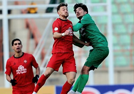 گزارش تصویری از دیدار تیم‌های شمس آذر و تراکتور