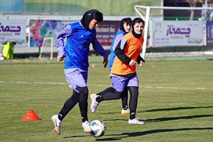 برگزاری نخستین تمرین صبحگاهی تیم ملی فوتبال بانوان با محوریت مرور تمرینات تاکتیکی