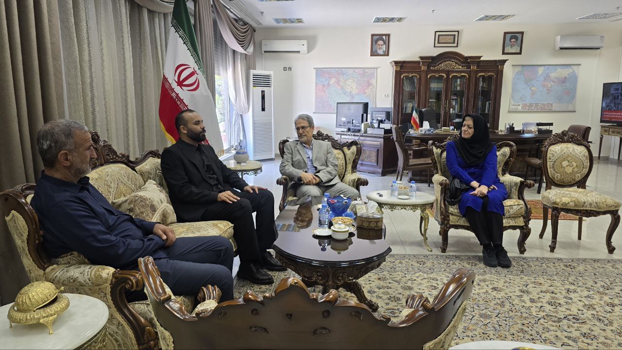 دیدار سفیر جمهوری اسلامی ایران در اردن با نایب رئیس بانوان و عضو هیأت رئیسه فدراسیون دیدار سفیر جمهوری اسلامی ایران در اردن با نایب رئیس بانوان و عضو هیأت رئیسه فدراسیون