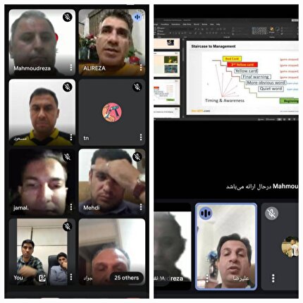 وبینارهای آموزشی متوالی دپارتمان داوری برای فوتبال و فوتسال