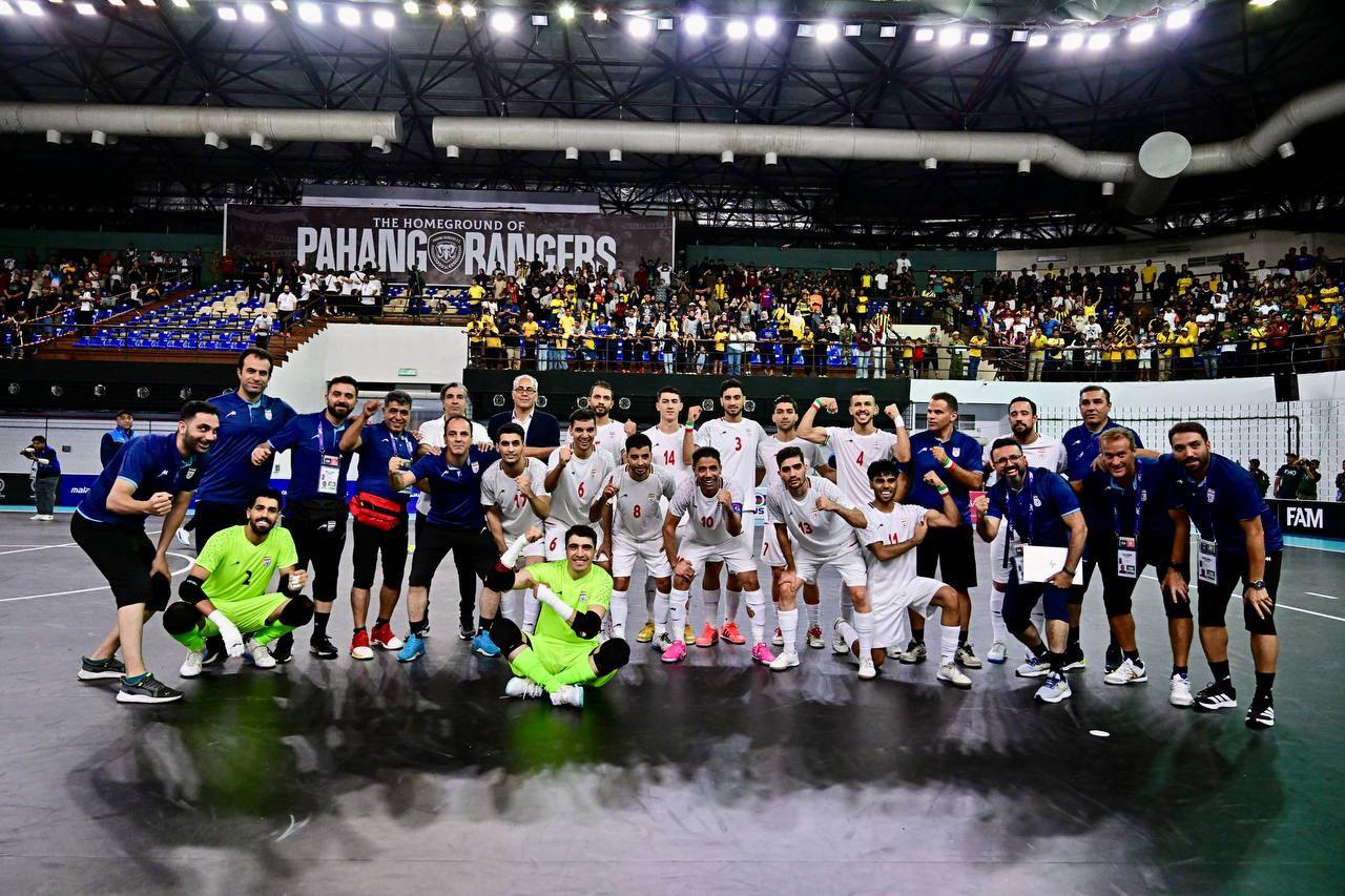 صعود مقتدرانه تیم ملی فوتسال به جام ملت‌های آسیا