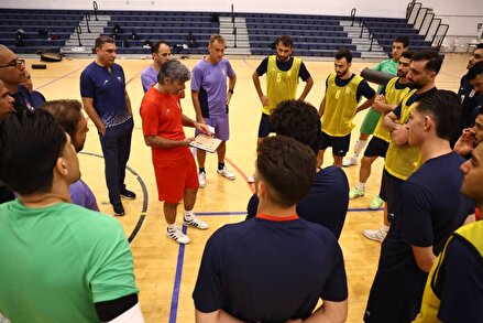 گزارش تصویری از تمرین تیم ملی فوتسال