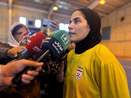 صحبت های الهام عنافجه بازیک تیم ملی فوتسال بانوان