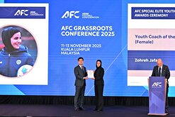 زهره جعفری مربی زن جوان سال آسیا ۲۰۲۵ شد