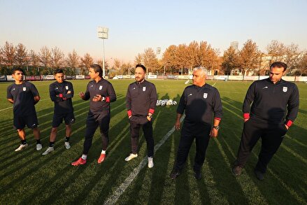 گزارش تصویری تمرین روز سه‌شنبه تیم ملی نوجوانان