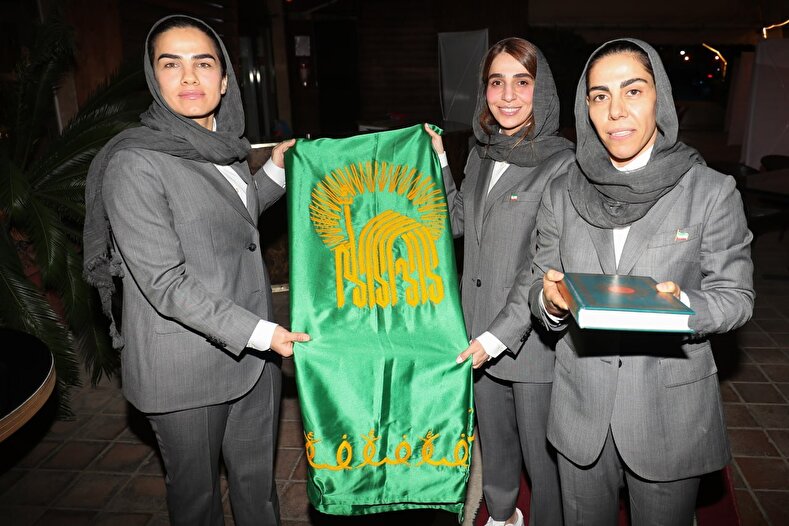 گزارش تصویری از مراسم بدرقه تیم ملی فوتسال بانوان پیش از اعزام به جام جهانی فیلیپین