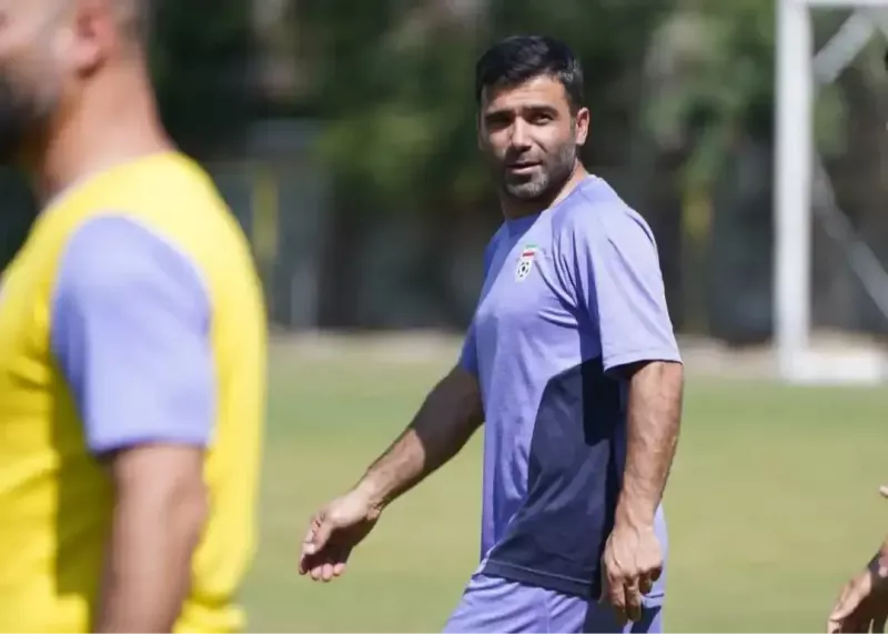 تمرین تیم ملی امید پس از بازی با روسیه