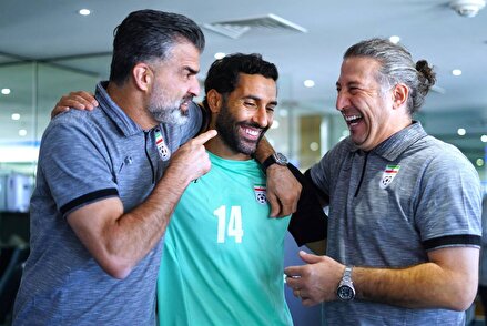 گزارش تصویری تمرین امروز در سالن وزنه تیم ملی