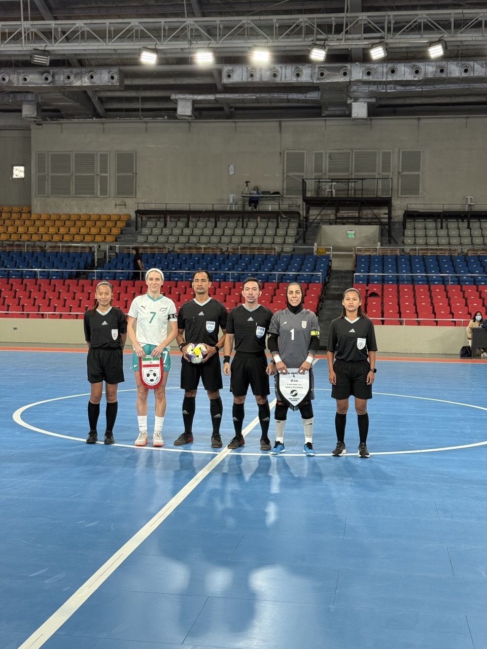 پیروزی 6 بر یک تیم ملی فوتسال بانوان مقابل نیوزیلند در دیدار تدارکاتی